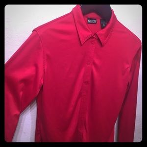 New York & Company RED blouse NY&CO